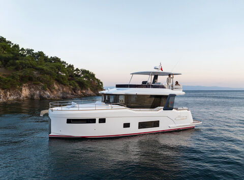 The Sirena 48 yacht makes its debut at the 2023 Cannes Yachting Festival