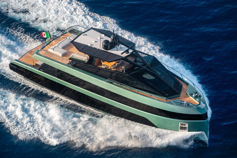 Wallywhy150 makes its international debut at the Cannes Yachting Festival