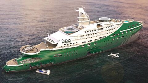 SHE could become the largest private yacht ever built: the "G-Quest "