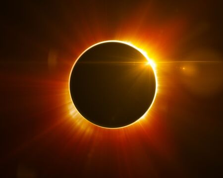 8th April Solar Eclipse starts  in the Pacific Ocean and ends in the Atlantic